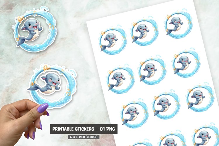 Cartoon fish sticker, Cute Fish sticker png