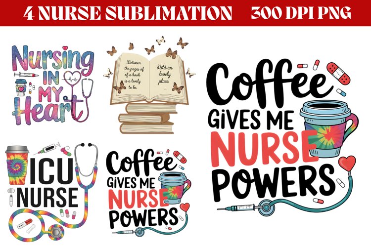 Nurse Sublimation PNG
