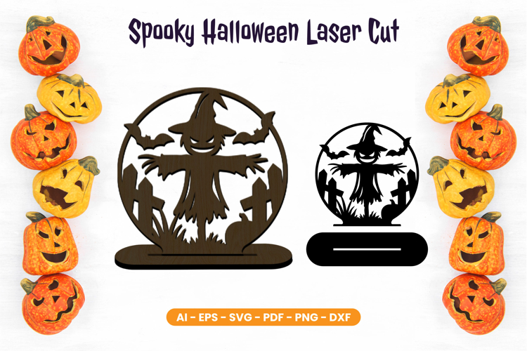 Spooky Halloween Laser Cut Stand