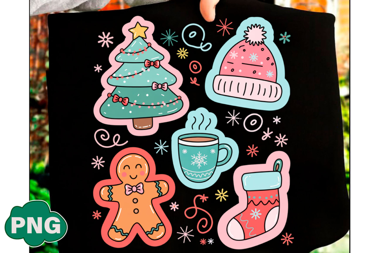Cute Christmas Tree Coquette Png