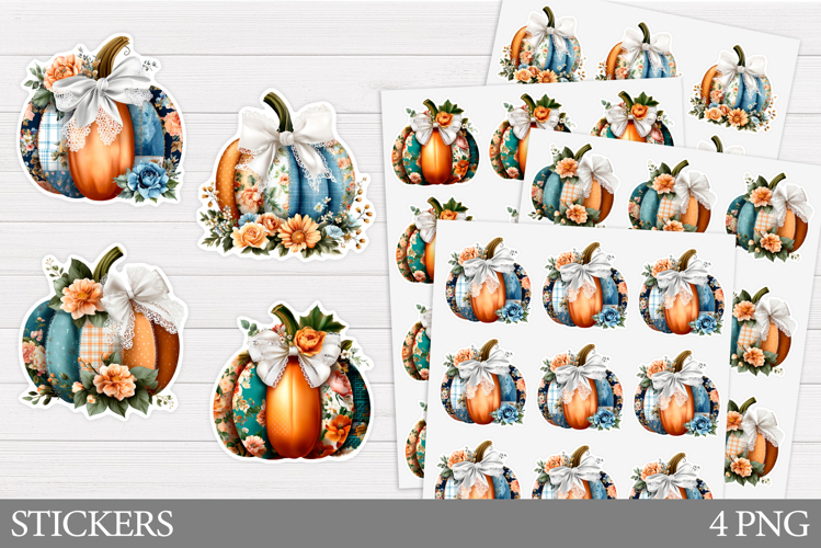 Pumpkin Sticker Printable. Pumpkin Bow Sticker Design