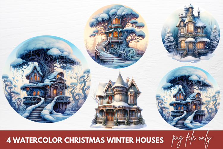 Winter Watercolor Clipart Image 24