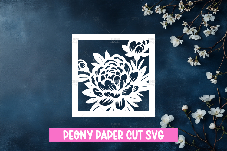 Peony Botanical Illustration Image 5
