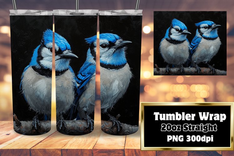 Colorful Avian Art Tumbler Wrap