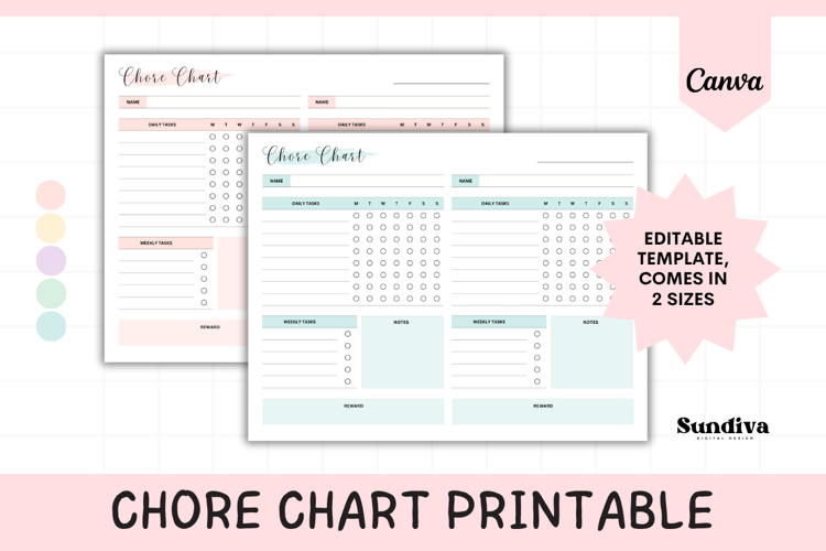 Chore List Template Image 6