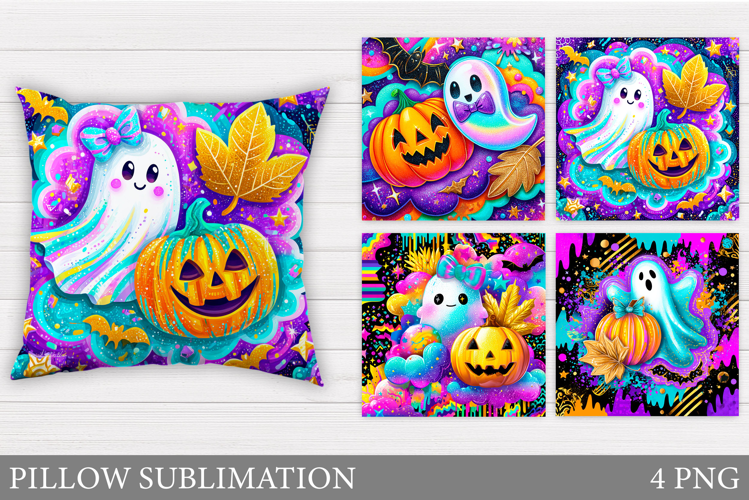 Halloween Pillow Design. Halloween Sublimation