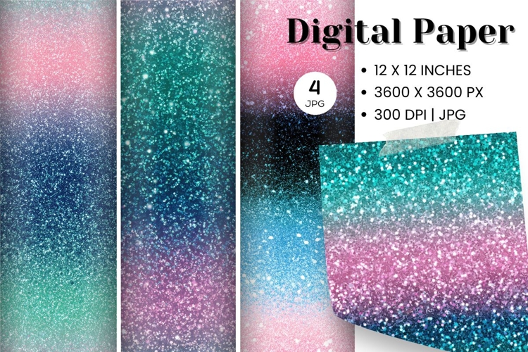 Rainbow glitter Background Wallpaper Sparkles Digital Paper