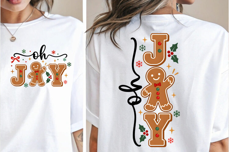 Oh Snap Gingerbread Christmas PNG, Oh Snap PNG, Christmas example image 1
