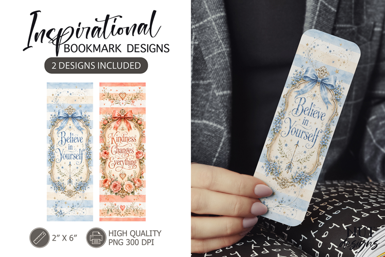 Believe in Yourself Inspirational bookmarks motivation
