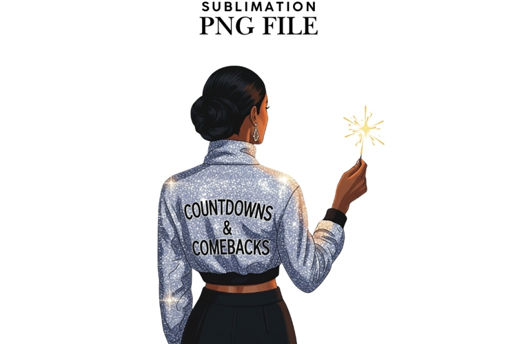 Celebration motivational woman png design for T-shirts