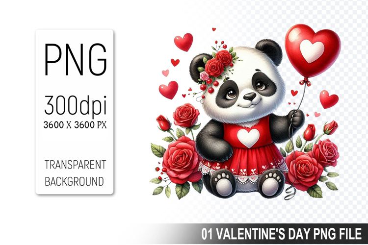 Cute Panda Clipart Image 5