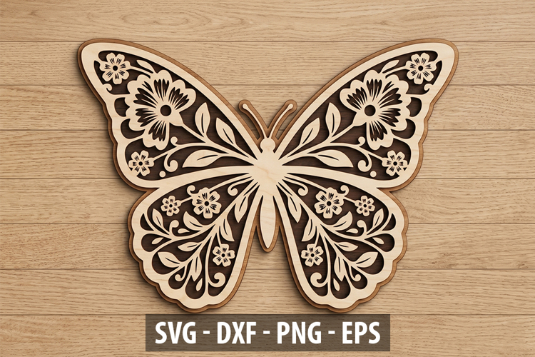 Floral Cut File for Cricut & Laser