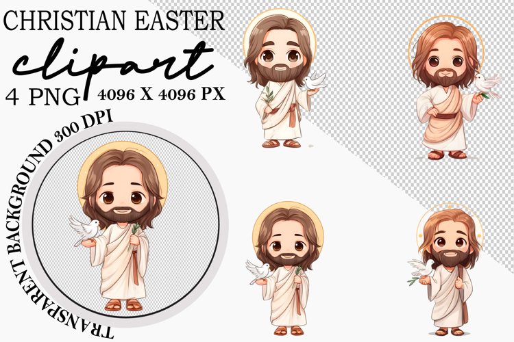 Christian Easter Watercolor PNG