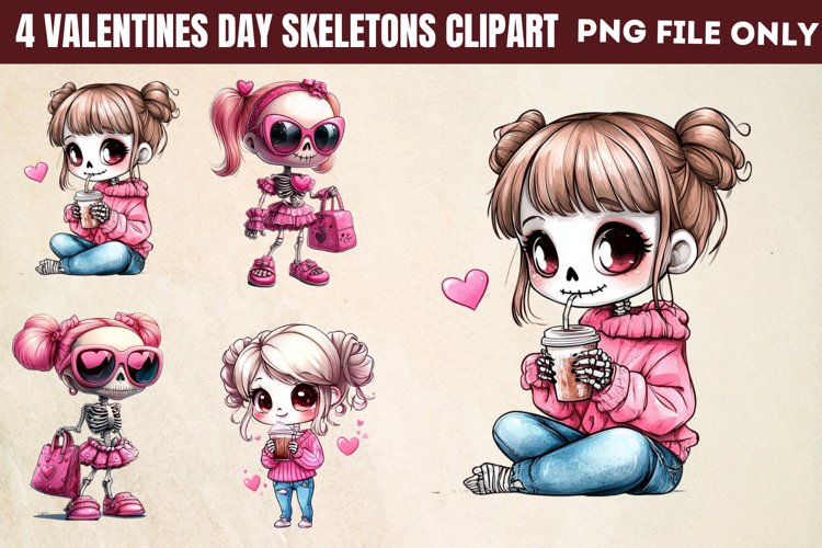 Skeletons Clipart Image 3