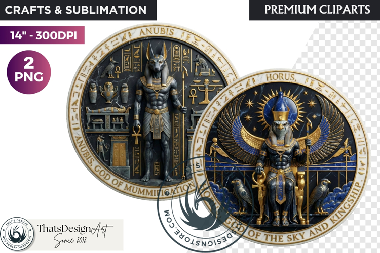 Ancient Egyptian Gods Pantheon Mythology Graphics cliparts