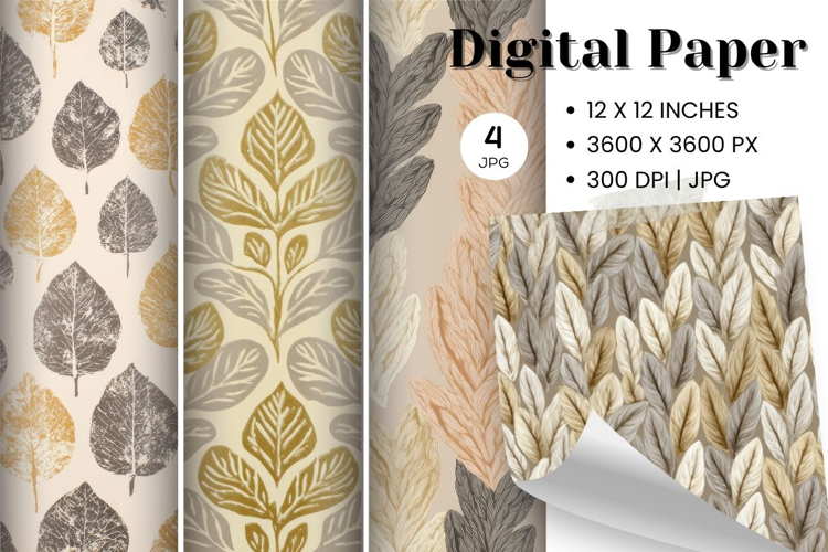 Leaf Fall Autumn Background Wallpaper Pattern_5