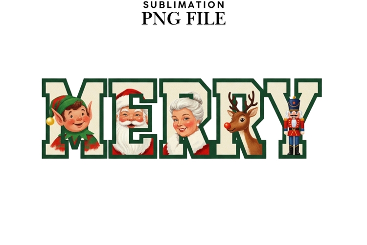 Christmas words png design for T-shirts