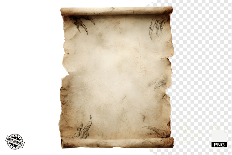 Halloween Goth Old Paper Clipart example image 1