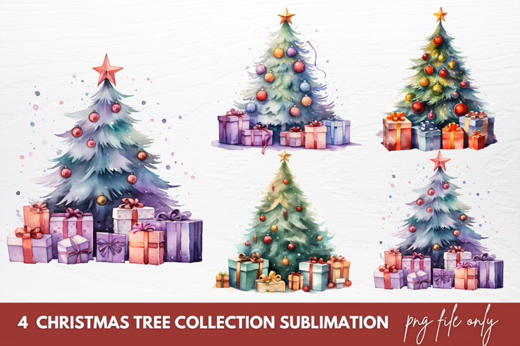 Christmas Tree Clipart Sublimation Christmas Tree