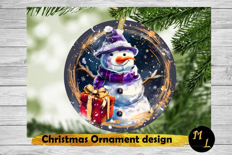 Christmas Snowman Clipart Image 23
