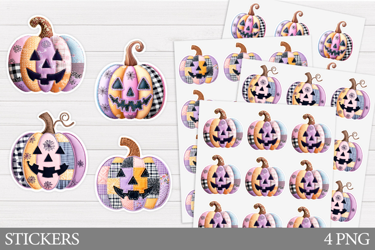 Halloween Pumpkin Sticker. Pumpkin Stickers Printable