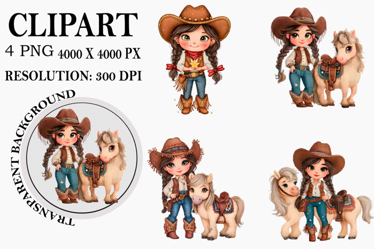 Cowgirl Hat Clipart Image 3
