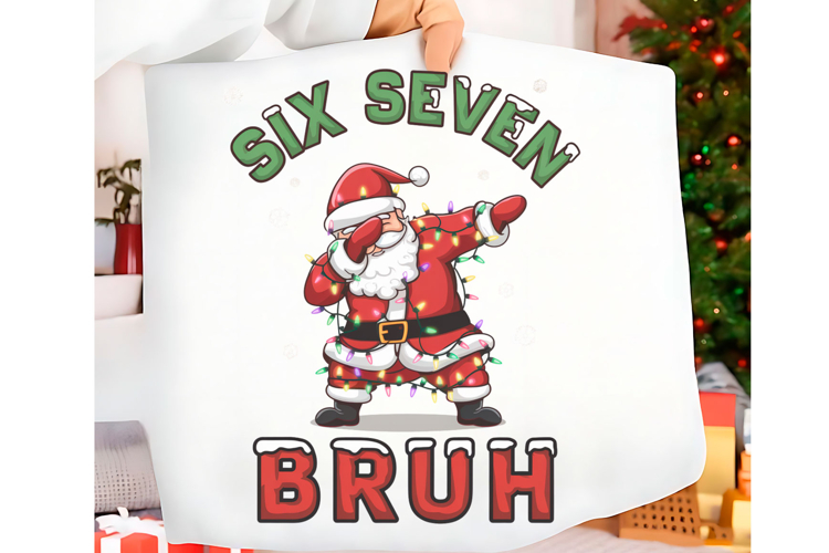 Bruh 67 Six Seven 6 7 Meme Christmas PNG