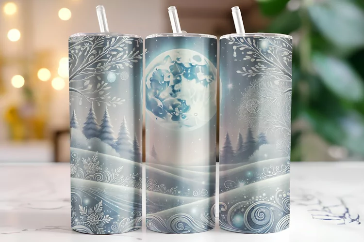Winter Tumbler Wrap | Sublimation | Tumblers
