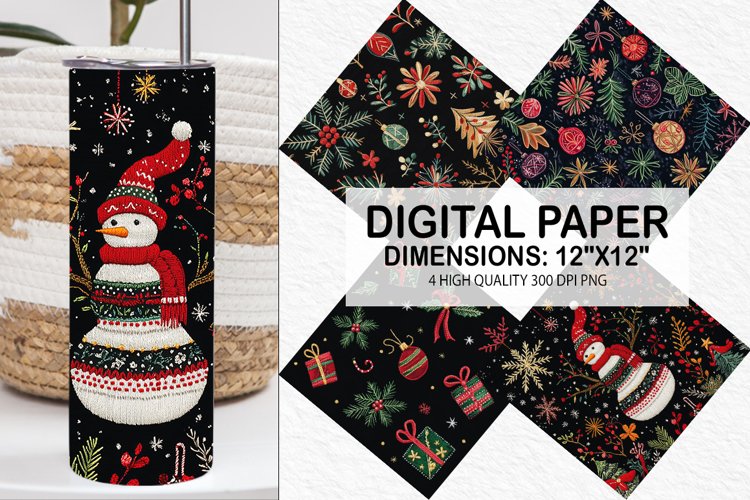 Christmas Seamless Pattern Image 21