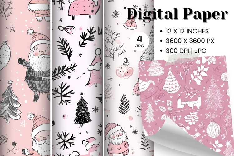 Christmas Seamless Pattern Image 10