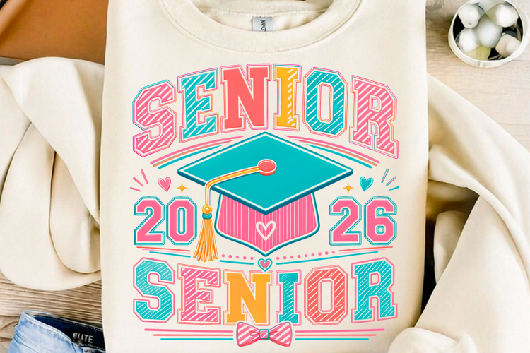 Senior 2026 Graduation PNG