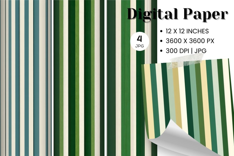 Stripe Pattern Background Gift Wrap Wallpaper Digital Paper