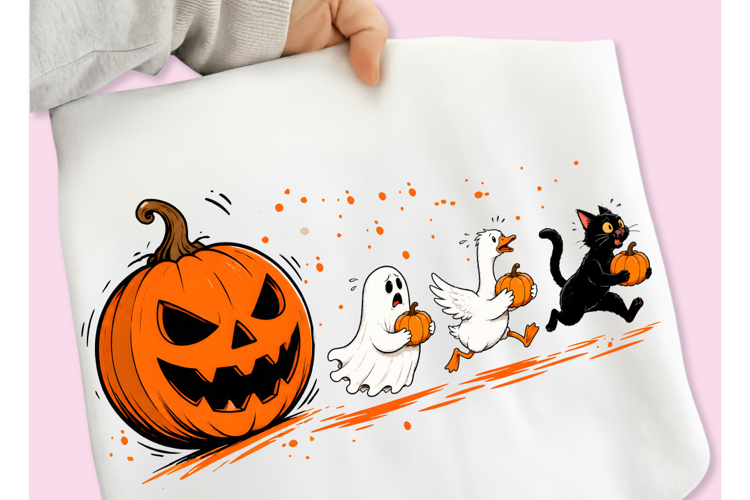 Funny Halloween Pumpkin PNG, Trendy Halloween Pumpkin PNG