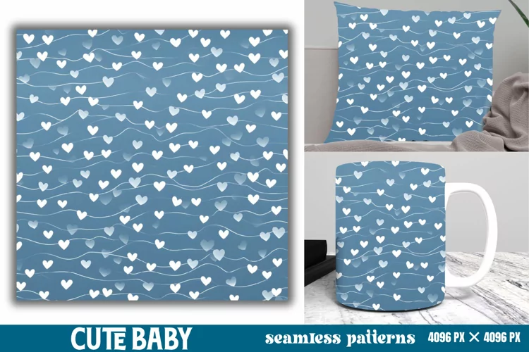 Cute Baby Pastel Digital Papers