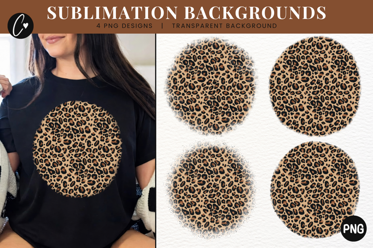 Leopard Print Sublimation Background