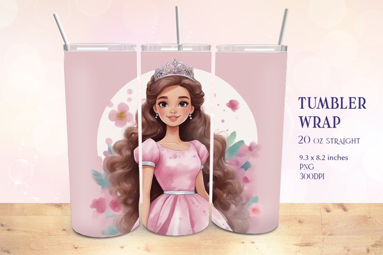 Princess Tumbler Wrap Sublimation