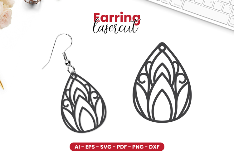 Earring LaserCut - Lasercut File