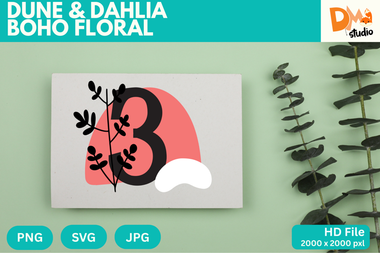 Boho Flower SVGs Image 6