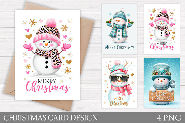 Snowman Christmas Card Printable. Christmas Card Design
