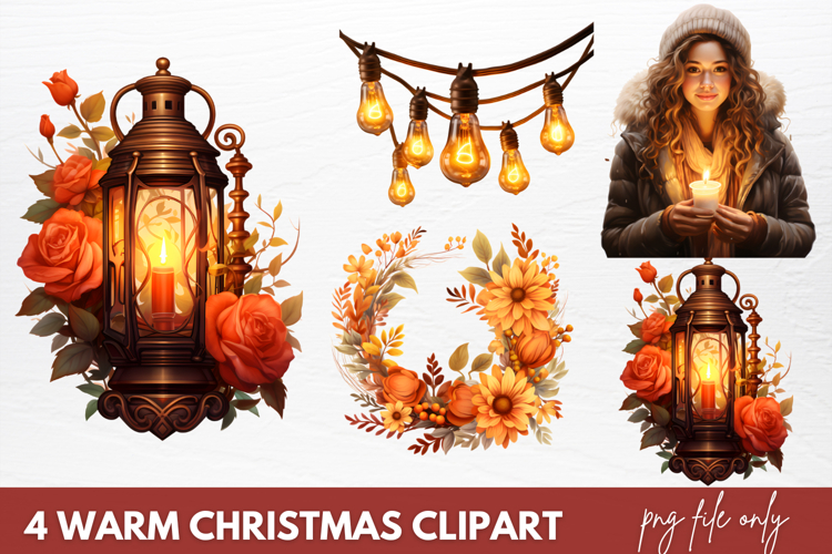 Christmas Watercolor Clipart Image 4