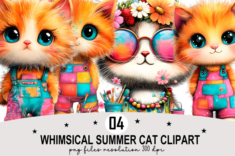 Cute Cat Clipart Image 4