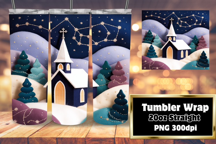 Christmas Tumbler Wrap Image 9