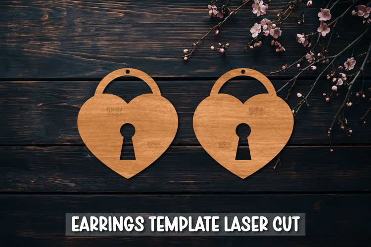 Heart Earrings Svg Image 22