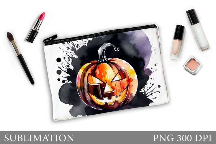 Scary Pumpkin Makeup Bag Halloween Makeup Bag 4280246 