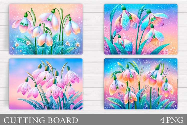 Flowers Cutting Board. Floral Cutting Board Sublimation