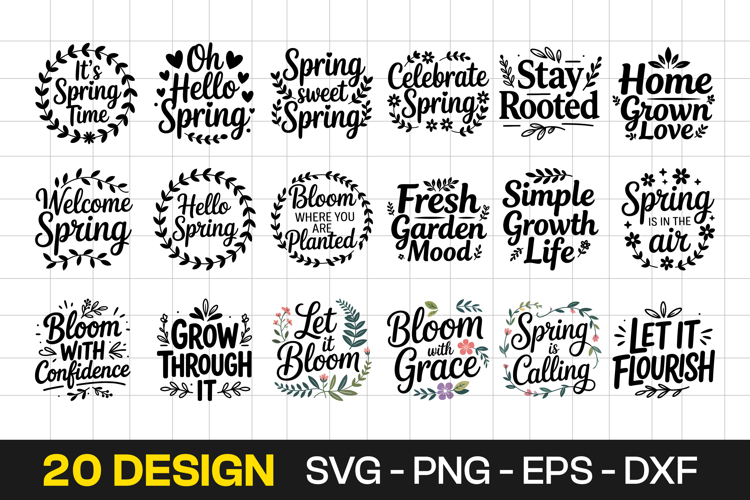 Spring SVGs Image 20