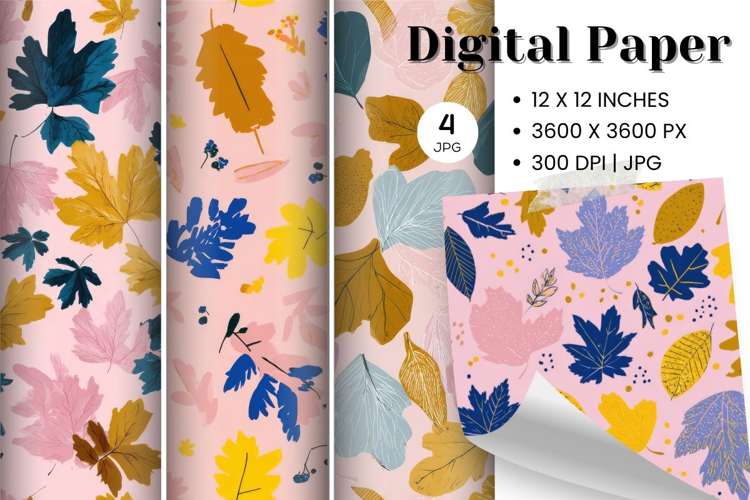 Leaf Fall Autumn Background Wallpaper Pattern_2