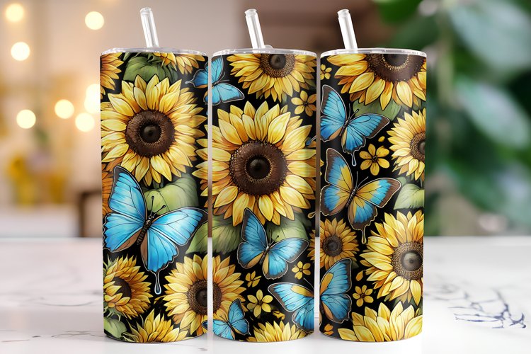 Sunflower Tumbler Wrap | Sublimation