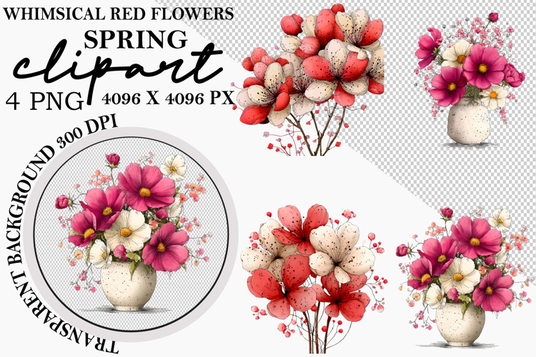 Cute Flowers Clipart Image 22