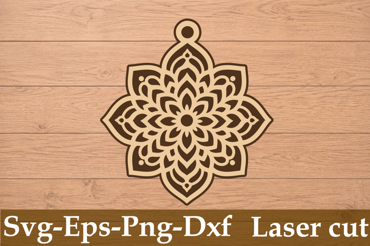 Small mandala Laser Cut Svg Design
